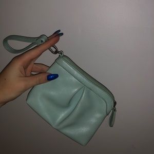 Tiny Blue Wristlet
